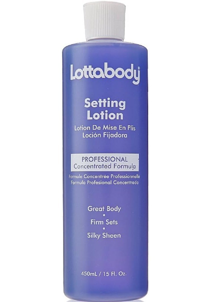 Lottabody Professional Setting Lotion, 15 oz - Concentrated Formula for Firm Hold and Silky Sheen - Image 1